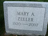 Zeller, Mary A